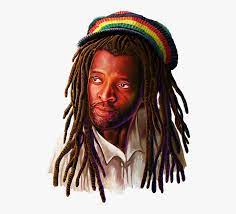 A painting of Lucky Dube